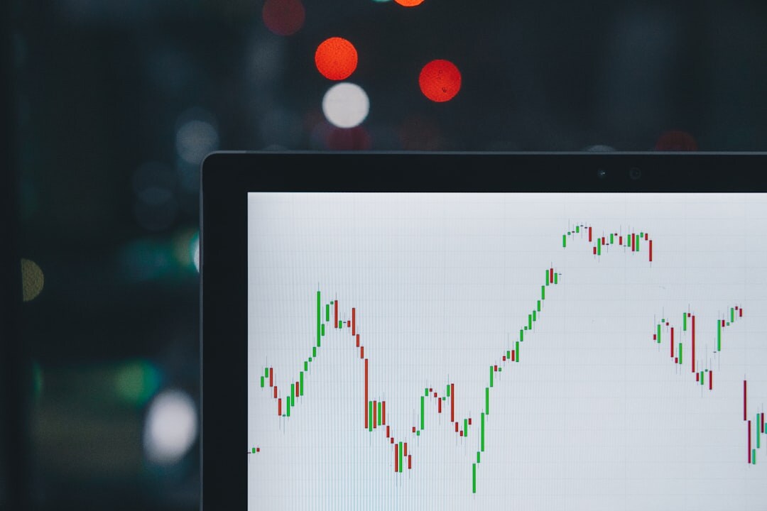 Data visualization charts and graphs on screens